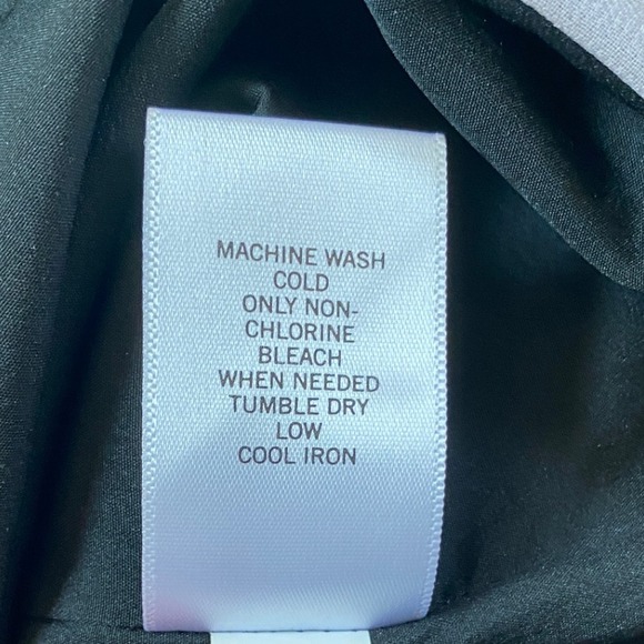 Banana Republic Sleeveless Print Wrap Cool Neutral Dress Abstract Floral - EUC 4 - Picture 11 of 11